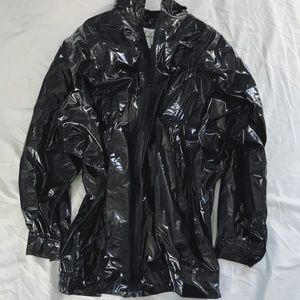 Vintage black raincoat